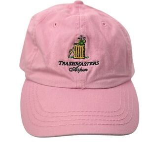 Trashmasters Aspen Colorado pink golf hat 100 percent cotton